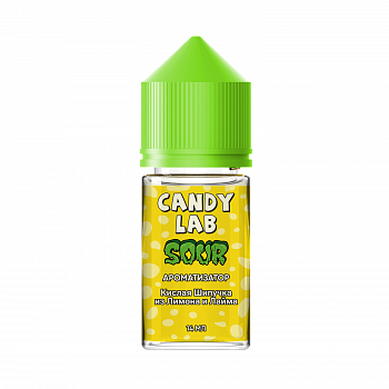 Ароматизатор CandyLab SOUR "Sour Fizzy / Кислая Шипучка из Лимона и Лайма" 14мл (на 30мл)